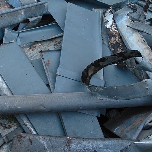 NE-Metall-Schrott. Zink-Schrott. Hoffmann Metallhandel Hamburg Billbrook.
