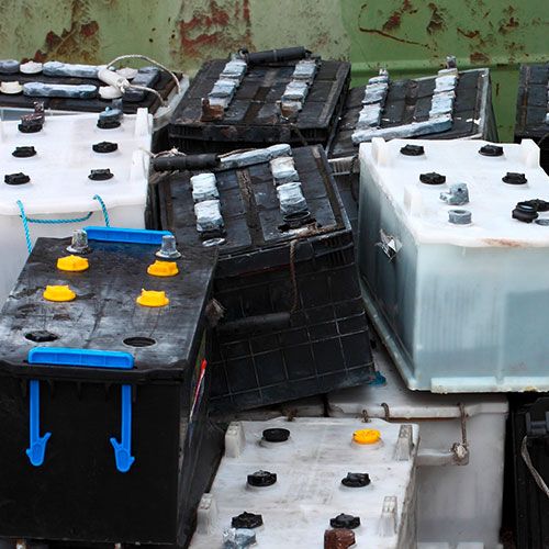 Sonstiger Schrott, Altbatterien (PKW, LKW)