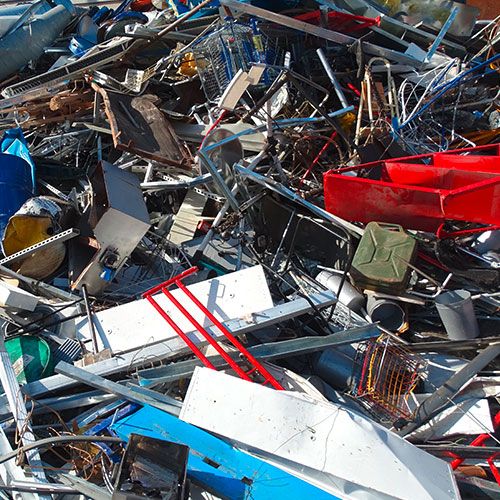 FE-Schrott. Schrott-Abfall, gemischt. Hoffmann Metallhandel Hamburg Billbrook